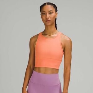 Lululemon Power Pivot Ribbed Tank Top Golden Apricot 2